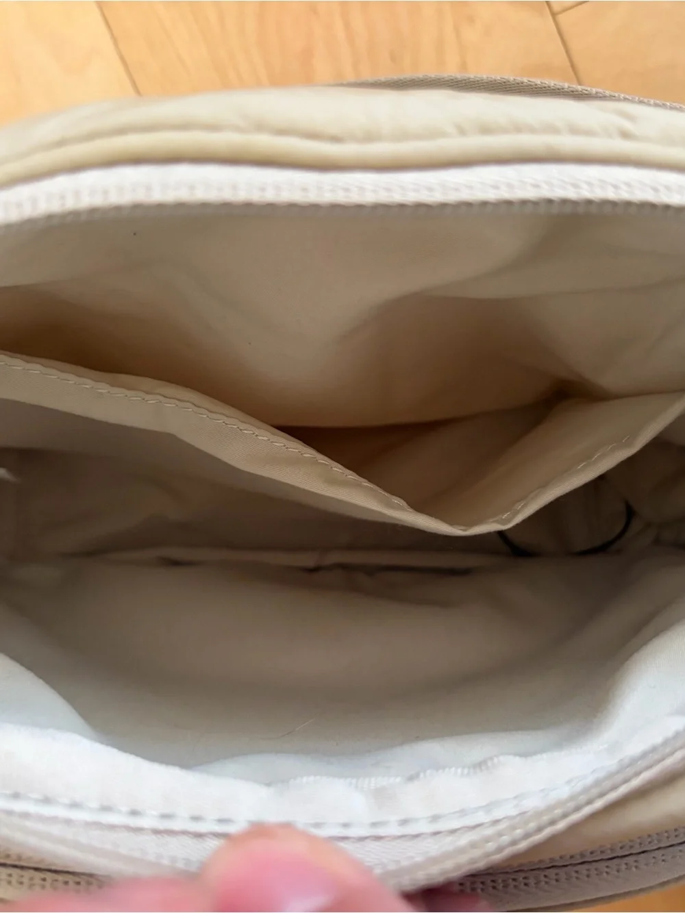 Calvin Klein City Quilted Beige Bag